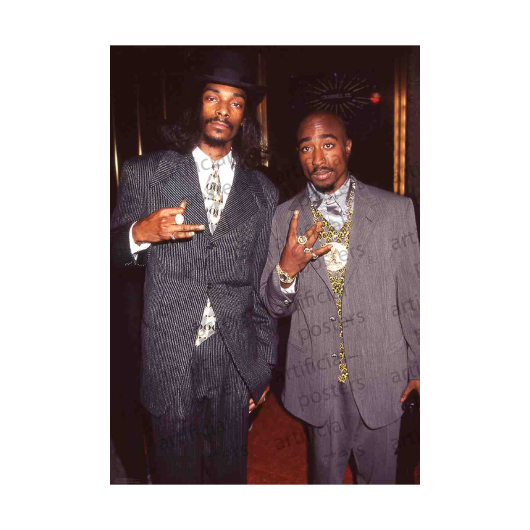 Tupac & Snoop Dogg Poster