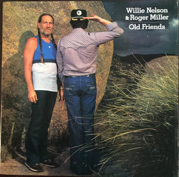 Willie Nelson & Roger Miller-Old Friends Vinyl Lp VG+/VG+